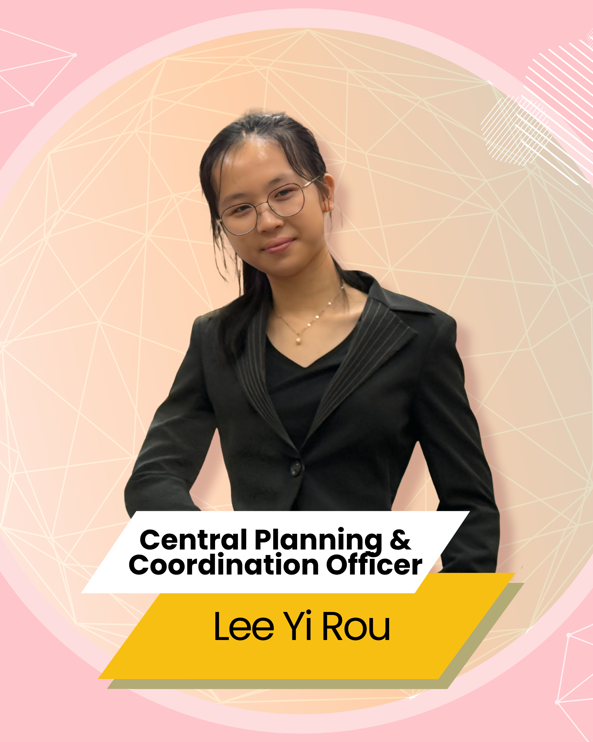 Lee Yi Rou - Central Planning & Coordination Officer